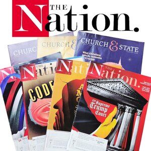 The Nation Church & State Magazine Bundle Lot of 7 Magazines RANDOM DATES Readin